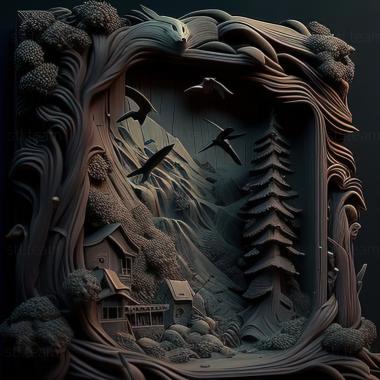 3D model st matte painting (STL)